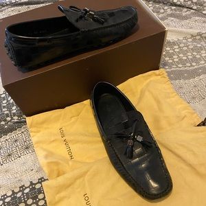 Vintage Louis Vuitton loafers excellent condition Box dust bag included 8.5/9 US